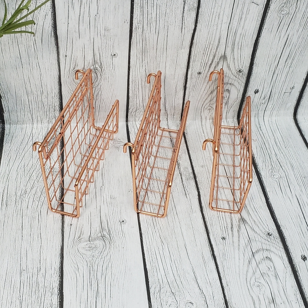 Realspace Rose Gold Wire Hanging Letter Sorter Attachments